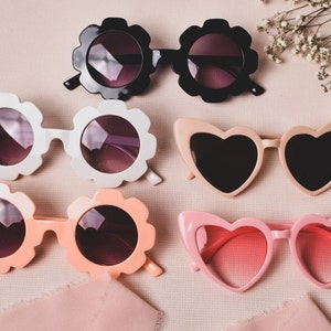 Kids Sunglasses, Flower Girl Sunglasses, Flower Sunglasses, Toddler Sunglasses, Gift Idea,  Toddler Petal Patrol, Flower Girl Proposal Gift