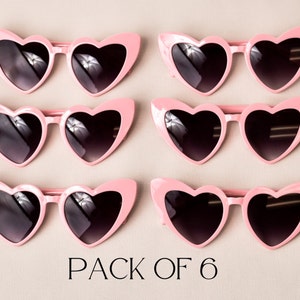 Bulk Sunglasses Bachelorette Party Favors - Heart Sunglasses Babe - Beach Bachelorette Weekend - Bridal Shower Favors - Wedding Favors Bulk