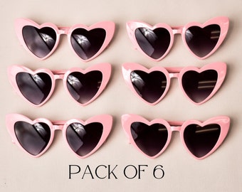 Bulk Sunglasses Bachelorette Party Favors - Heart Sunglasses Babe - Beach Bachelorette Weekend - Bridal Shower Favors - Wedding Favors Bulk