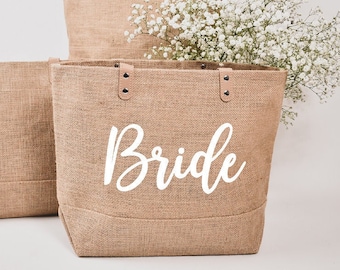 Personalized Bride Gifts - Bride Tote Bag - Bridal Party Gifts - Honeymoon Beach Bag - Bridal Shower Gifts - Custom Tote Bag - Bridal Party
