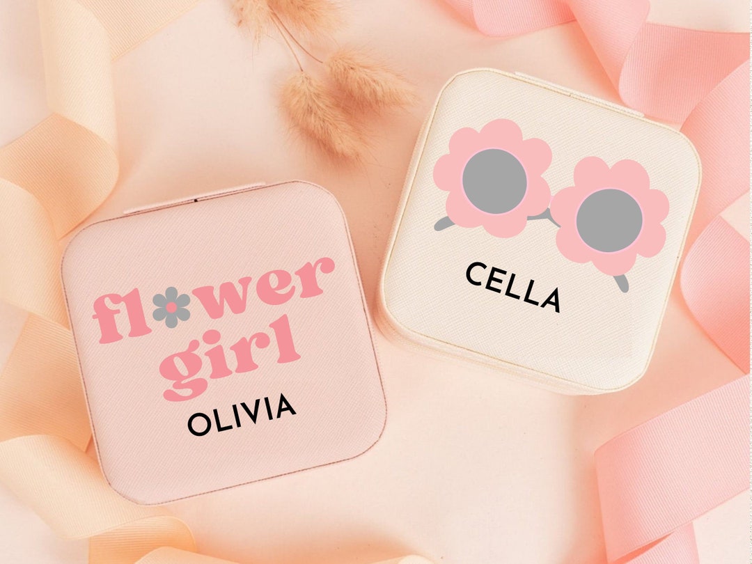 Flower Girl Proposal Jewelry Box Flower Girl Gift Personalized Etsy