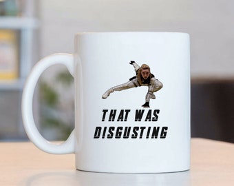 Marvel Black Widow Movie Inspired That Was Disgusting Yelena Belova Natasha Romanoff Hawkeye Ceramic Mug Coffee Cup