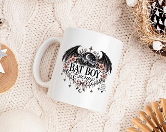 ACOTAR inspired Bat Boys Energy Mug Books & Coffee Cute Bookish Rhysand Cassian Azriel Tea Coffee Cup Gift