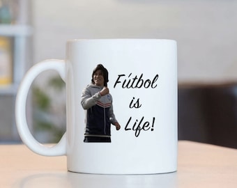 Futbol is Life NA NA NA Soccer Football Ted Mug Coffee Cup Home Gift