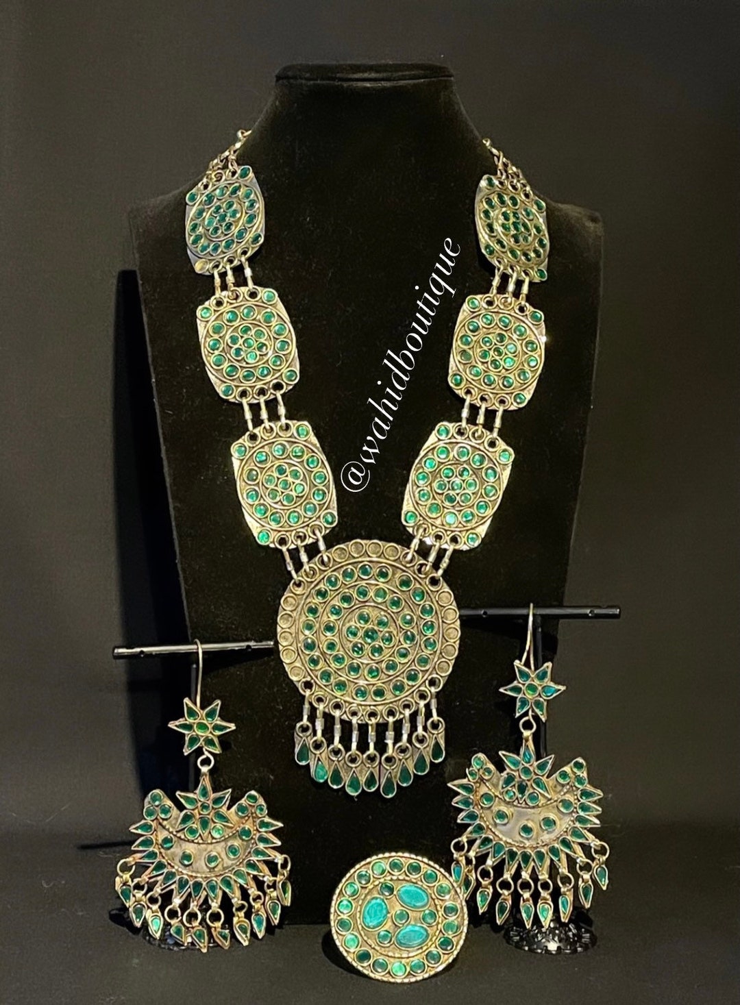 Afghan 3 Piece Vintage, Antique Jewellery Set, Afghan Jewellery Etsy