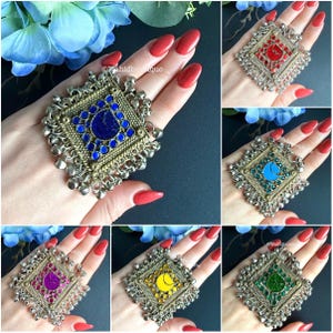 Vintage Afghan Rings Afghan jewellery Handmade Afghan vintage traditional jewellery kuchi jewellery afghani jewellery kuchi rings tribal