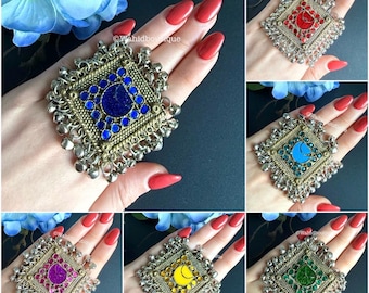 Vintage Afghan Rings Afghan jewellery Handmade Afghan vintage traditional jewellery kuchi jewellery afghani jewellery kuchi rings tribal