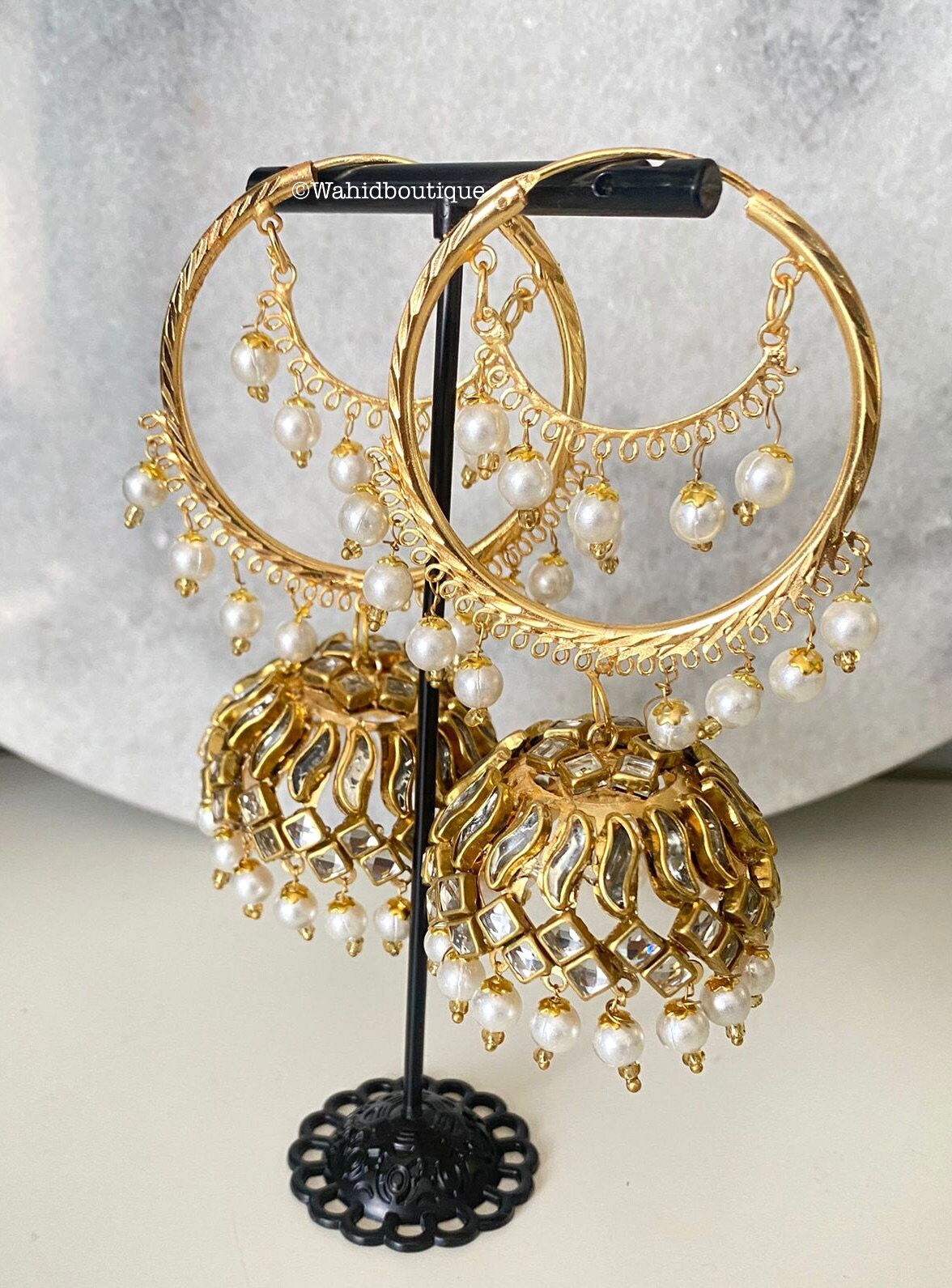 Pakistani punjabi Oversized Jhumke Earring Pakistani Jewellery