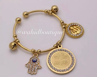 Islamic baby cuff bracelet