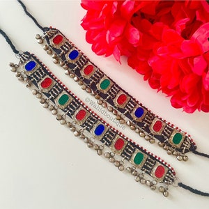 Afghan vintage anklets, Afghan jewellery, Afghan Fashion