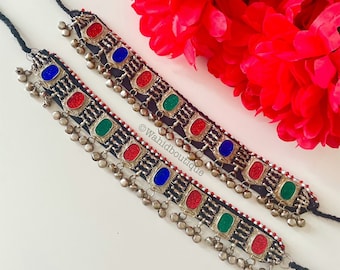 Afghan vintage anklets, Afghan jewellery, Afghan Fashion