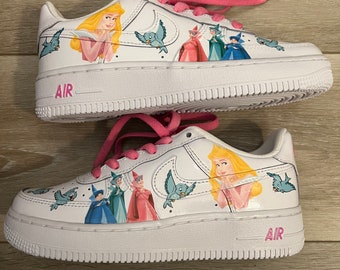 Cinderella Disney Princess Nike Air Force 1 Etsy