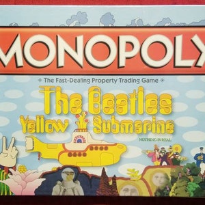 The Beatles Monopoly Yellow Submarine New Never Opened C2013