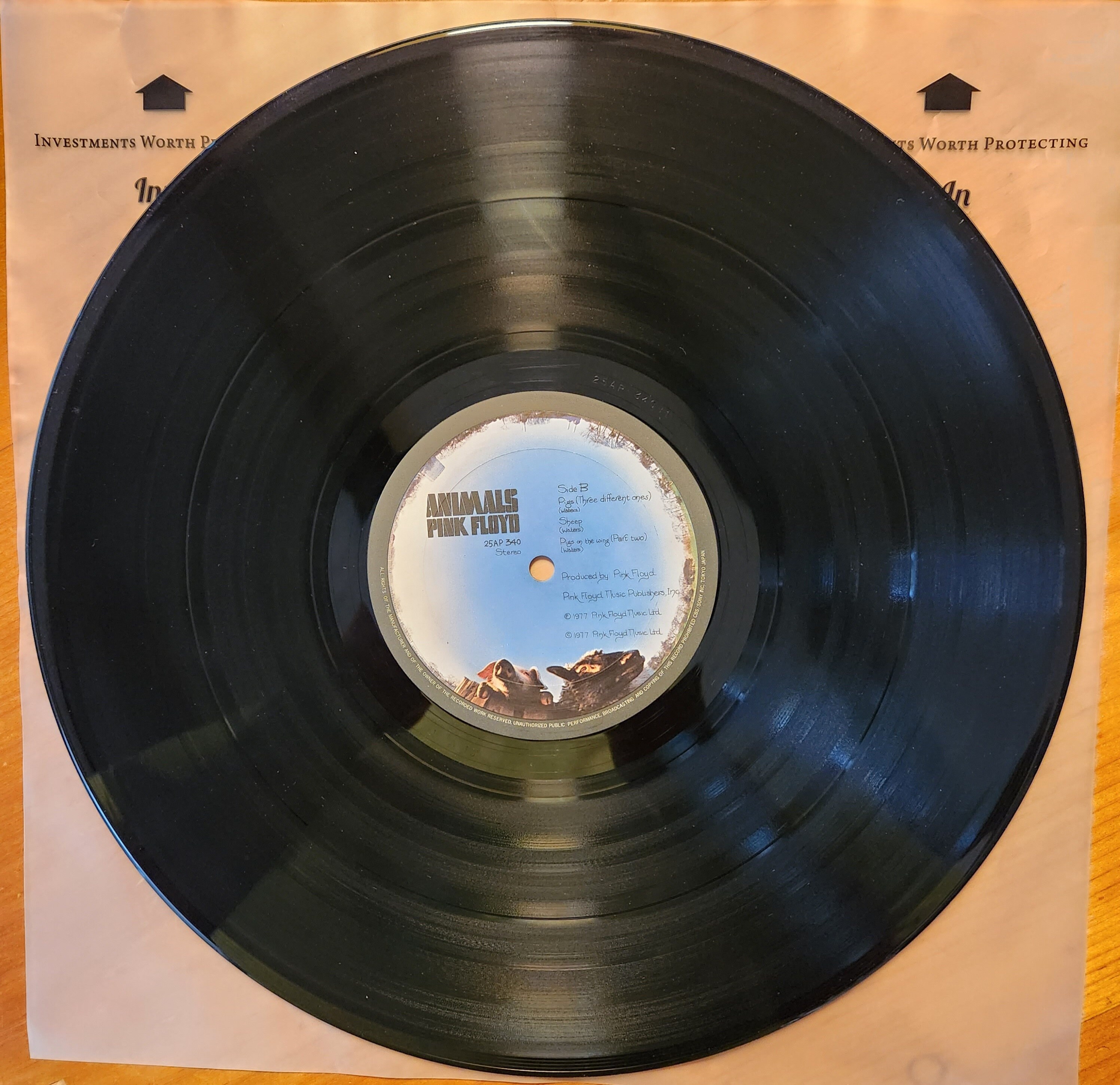 洋楽 PINK FLOYD/ANIMALS/CBS/SONY 25AP340 LP Pink Floyd Animals CBS/Sony 25AP 340 Japan VINYL LP | eBay