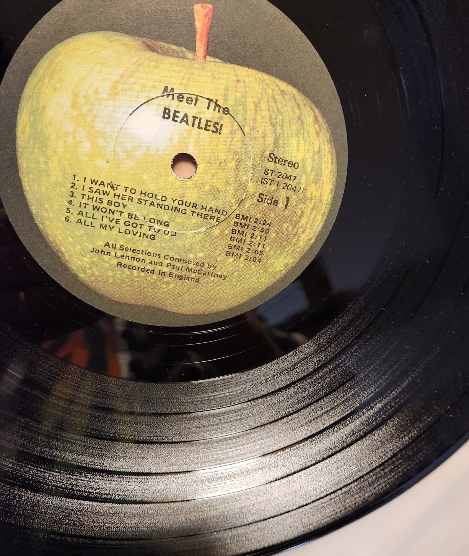 The Beatles/meet the Beatles/first Original Capitol/apple Lp to Be ...