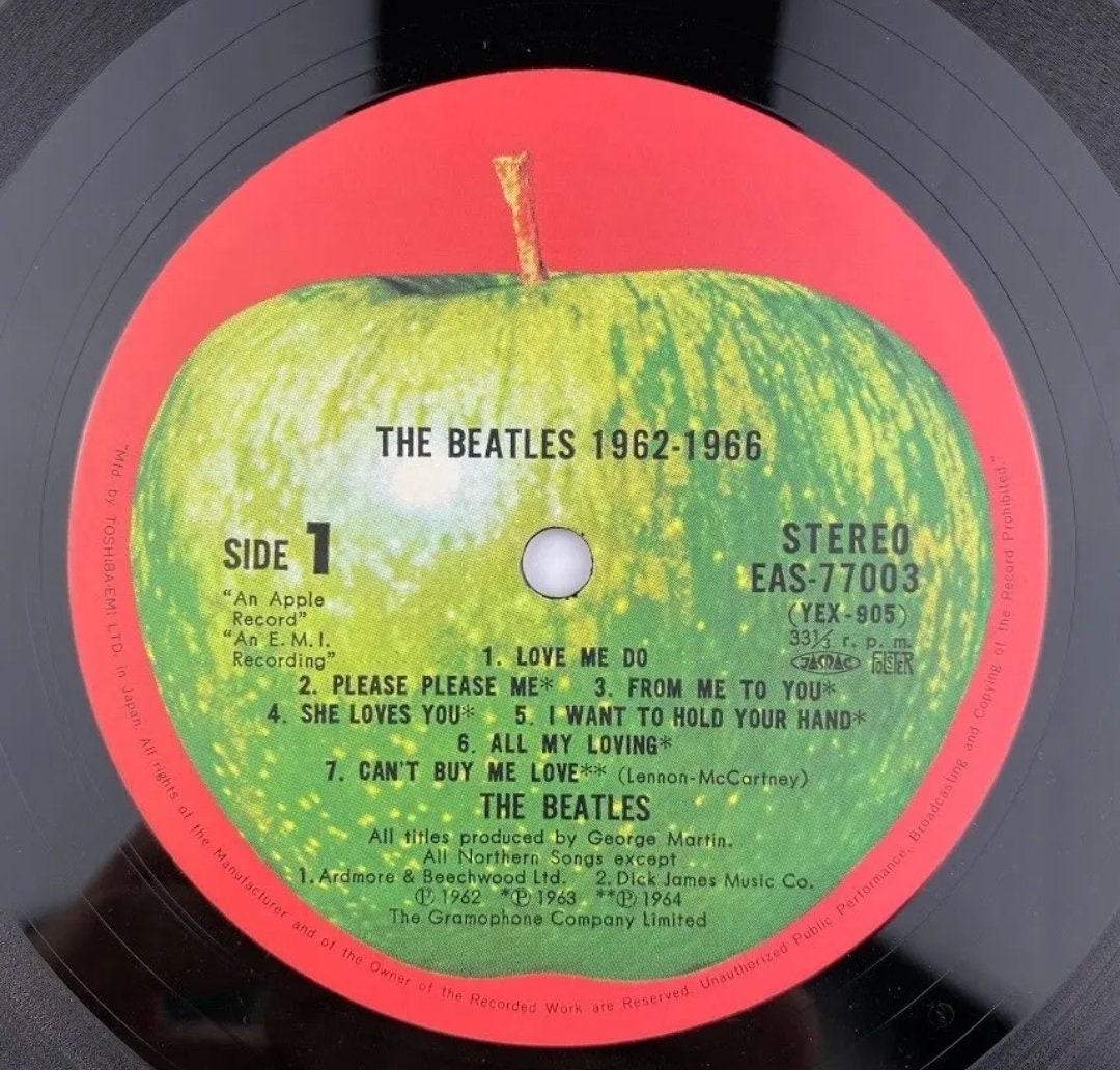 The Beatles/1962-1966/apple Records/eas 77003-4/rare/out of Print