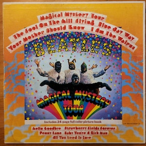The Beatles Magical Mystery Tour LP C1967 Capitol SMAL 2835 With