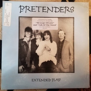 Pretenders Extended Play Original Release 1981 Sire Records Mini 3563 Beautiful Vintage In Plastic and Super Rare Out Of Print 5 Songs on Lp