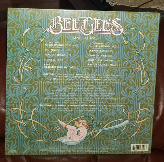 Bee Gees Main Course Lp Capitol Records With Original Inner