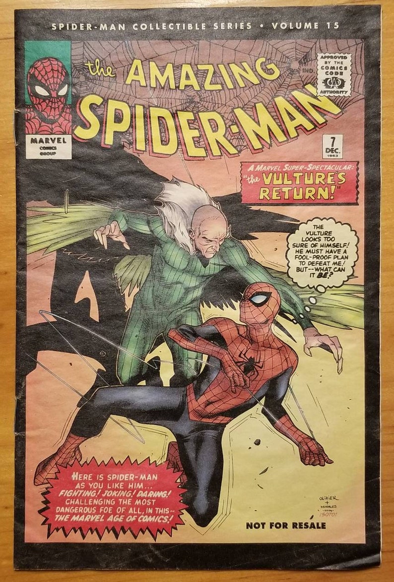 Spiderman Collectible Series 8 in Total This Seris Was Not for Etsy