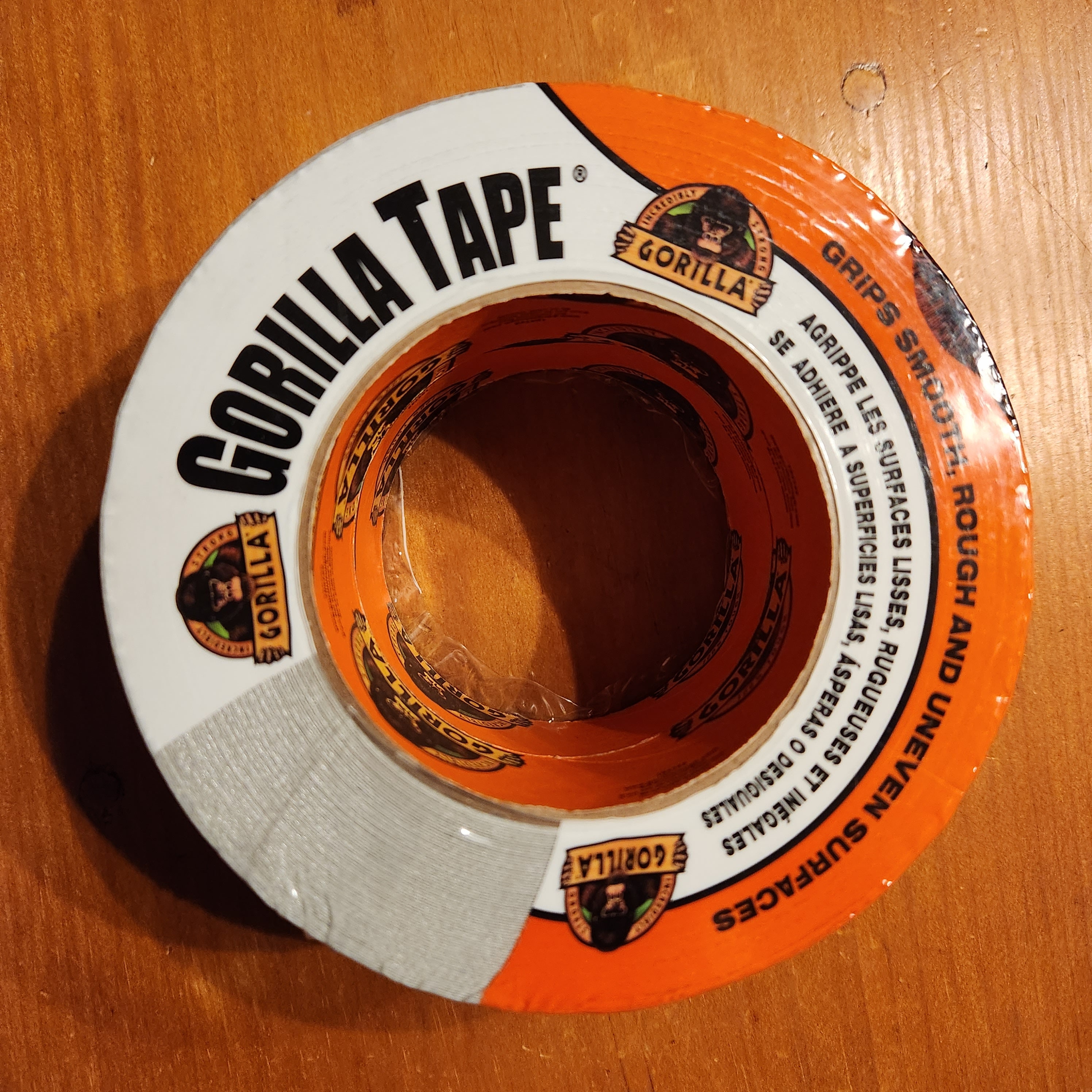 Gorilla Tape/white/blanc/blanca/2.8in by 25 Yards/new Un Opened Rolls/grips  Smooth Rough and Uneven Surfaces/made in the USA -  Denmark