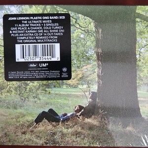 John Lennon/plastic Ono Band/2 CD Set/14 Cool Outtakes/c2021/apple