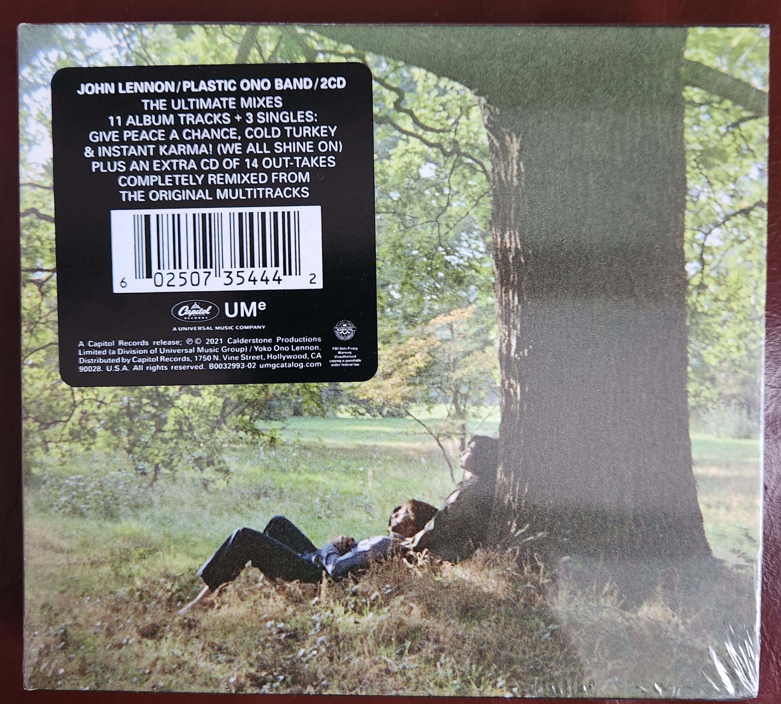 John Lennon/plastic Ono Band/2 CD Set/14 Cool Outtakes/c2021/apple