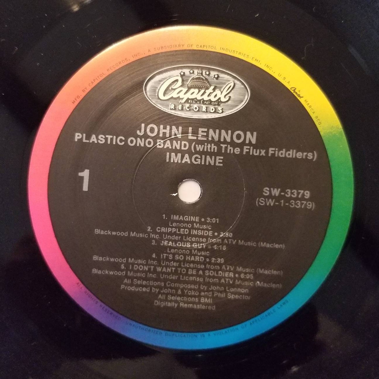 Imagine Lp John Lennon/imagine/lp/super/rare Digital Remastered Vinyl Edition ...