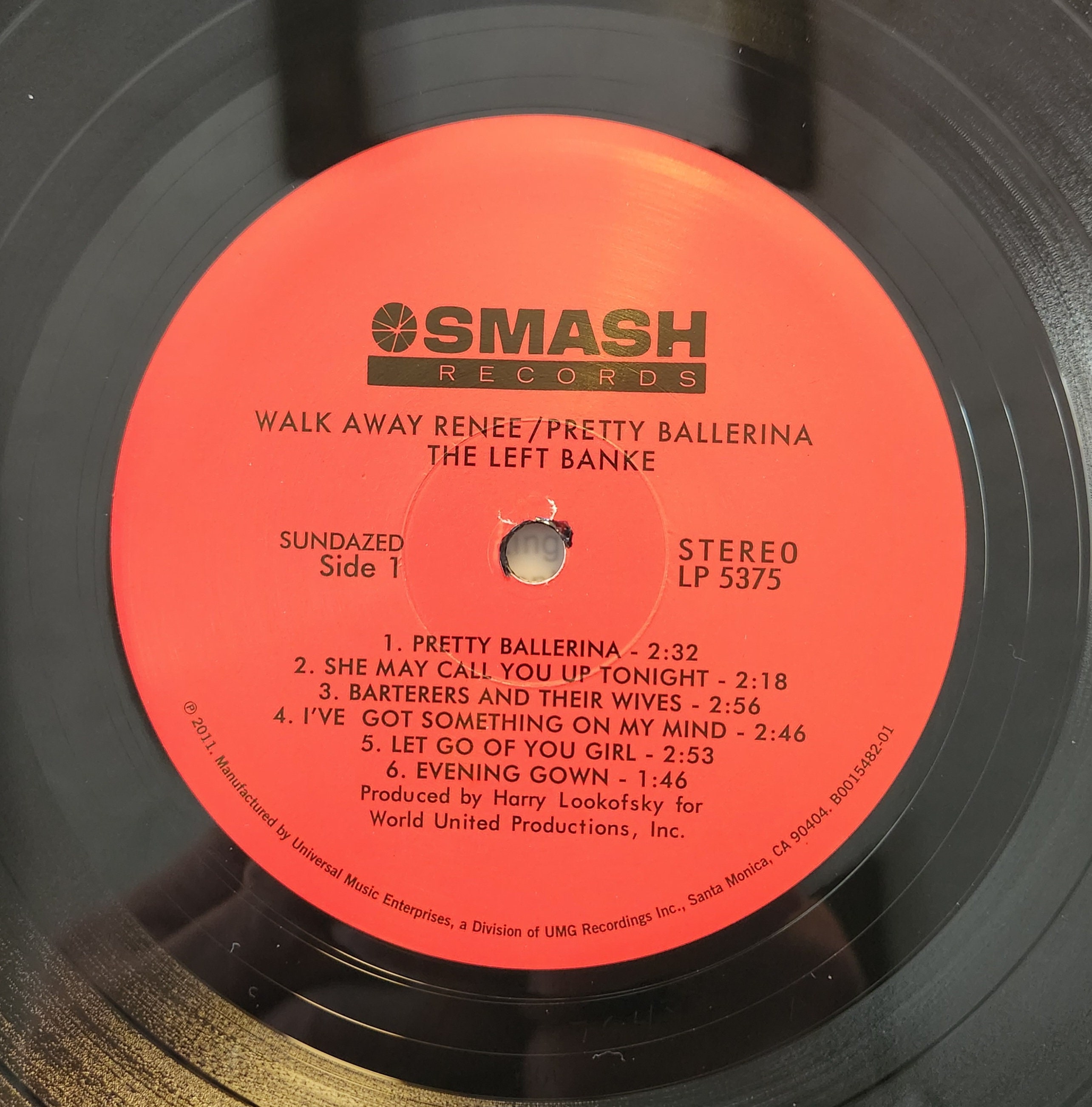 The Left Banke/walk Away Renee/lp/smash Records/stereo/lp