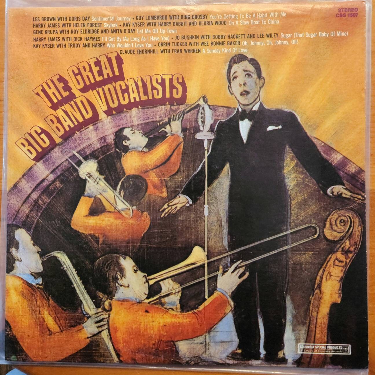 The Great Big Band Vocalists CCS 1507 Columbia Special Products LP Excellent TO Near Mint Condition  Jacket Beautiful Condition c1974