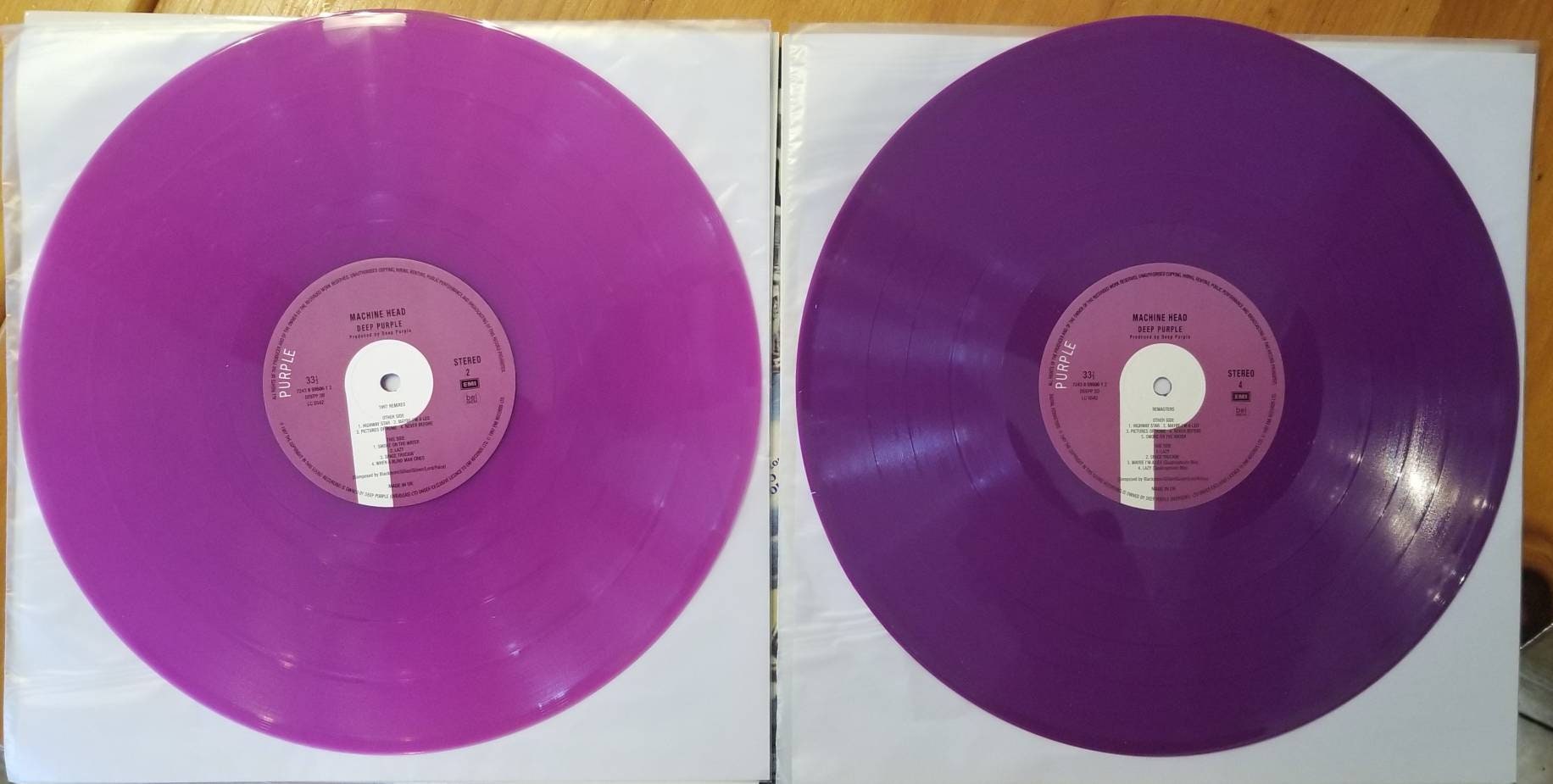 Deep Purple Machine Head Demo Promo Rare Purple Vinyl British