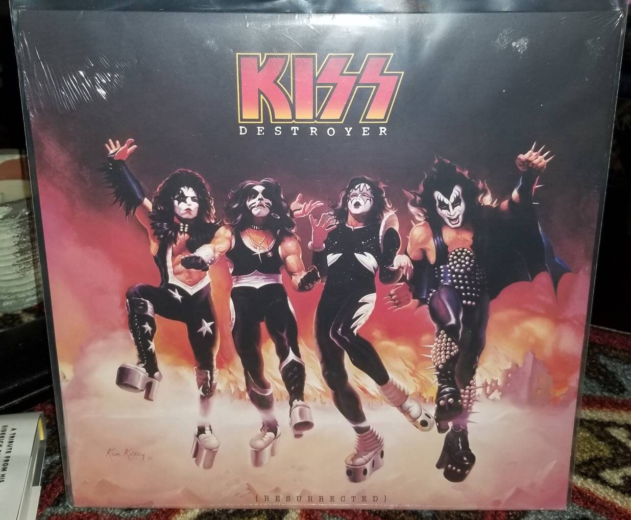 Kiss Destroyer Resurrected Lp Rare Orange Colored Vinyl Edition