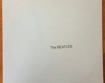 Vintage the Beatles White With White Vinyl and Poster Album 12 LP Record  Vinyl Album 70s Vinyl Capitol 1978 SEBX 11841 