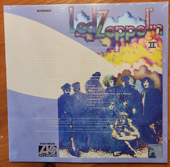 Led Zeppelin/ii/atlantic Records/double Lp Set/condition Hard to