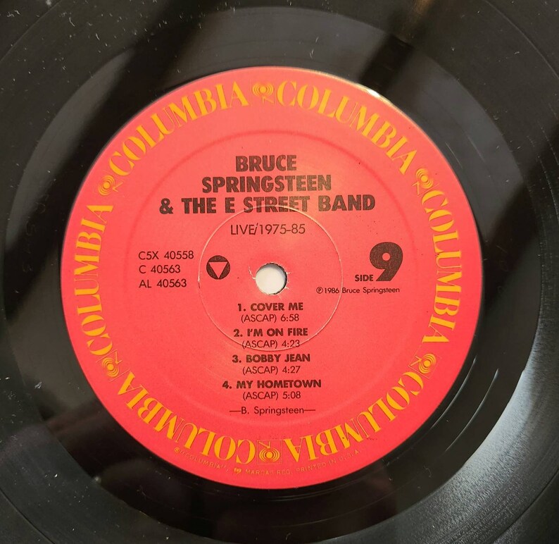 Bruce Springsteen Live 197585 Lps C1986 Columbia Records C5X 40558 Vinyl is in Awesome Amazing