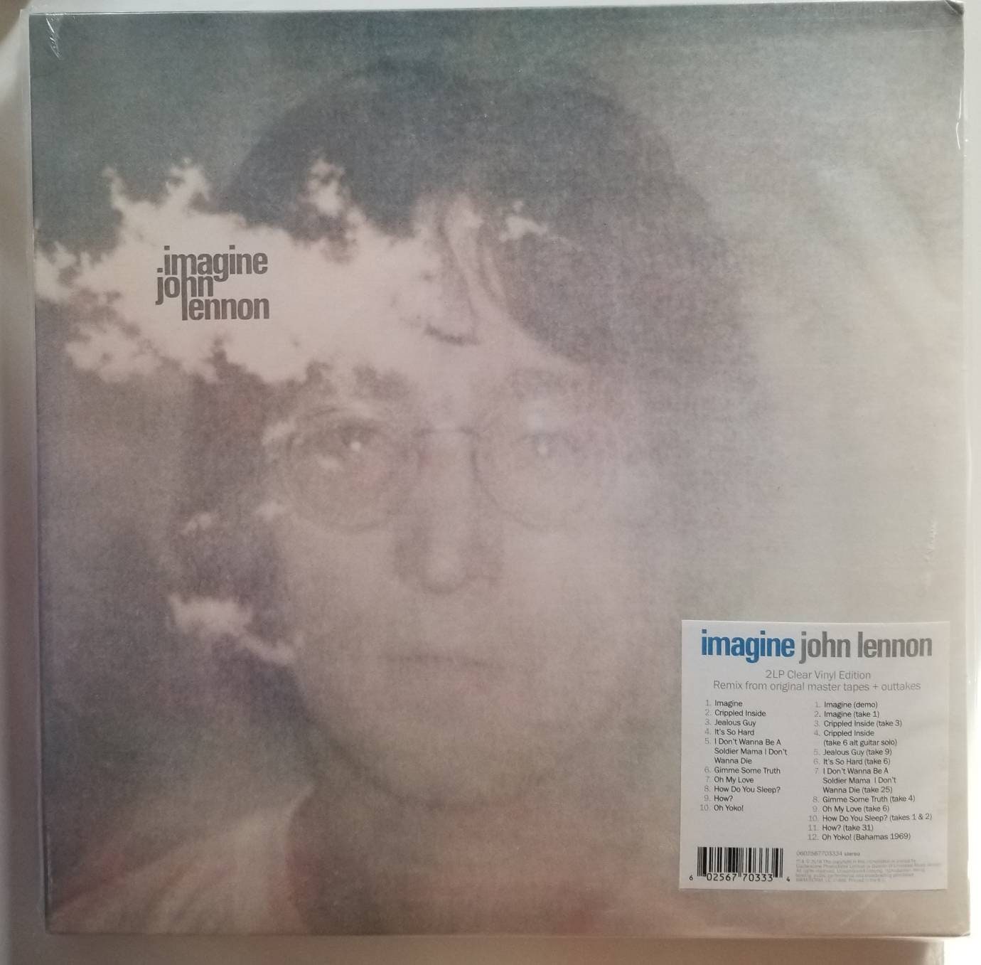 John Lennon Imagine 2 Lp Set Super Rare Clear Vinyl Edition 22