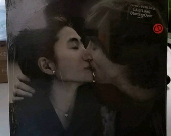 John Lennon Yoko Ono Double Fantasy Lp c1980 Hype Sticker Sealed