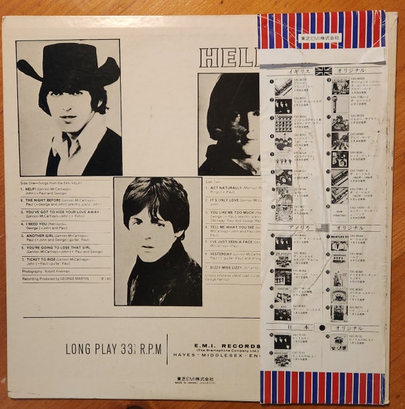 The Beatles/help/apple Records/eas 80554/c1987/near Mint Condition