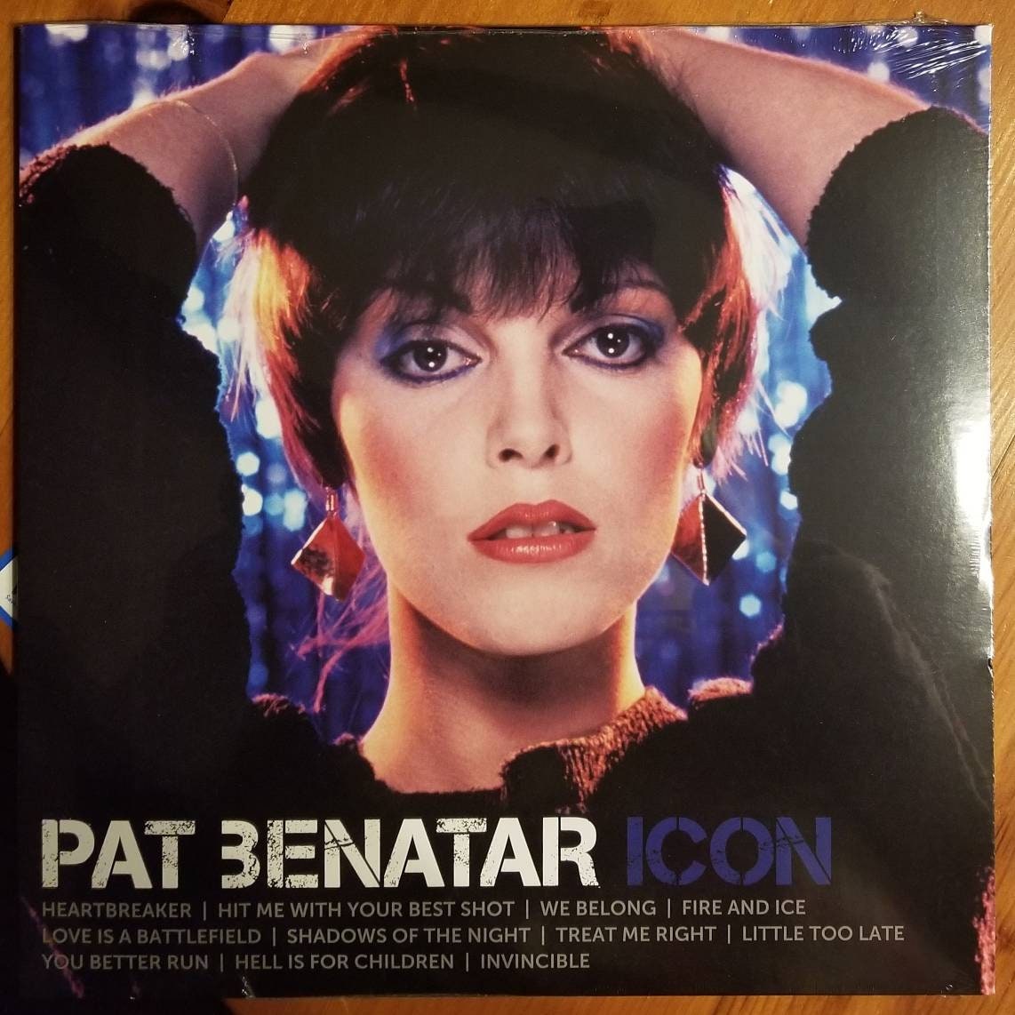 Pat Benatar Icon LP C2021 See Transparent Blue Vinyl Capitol