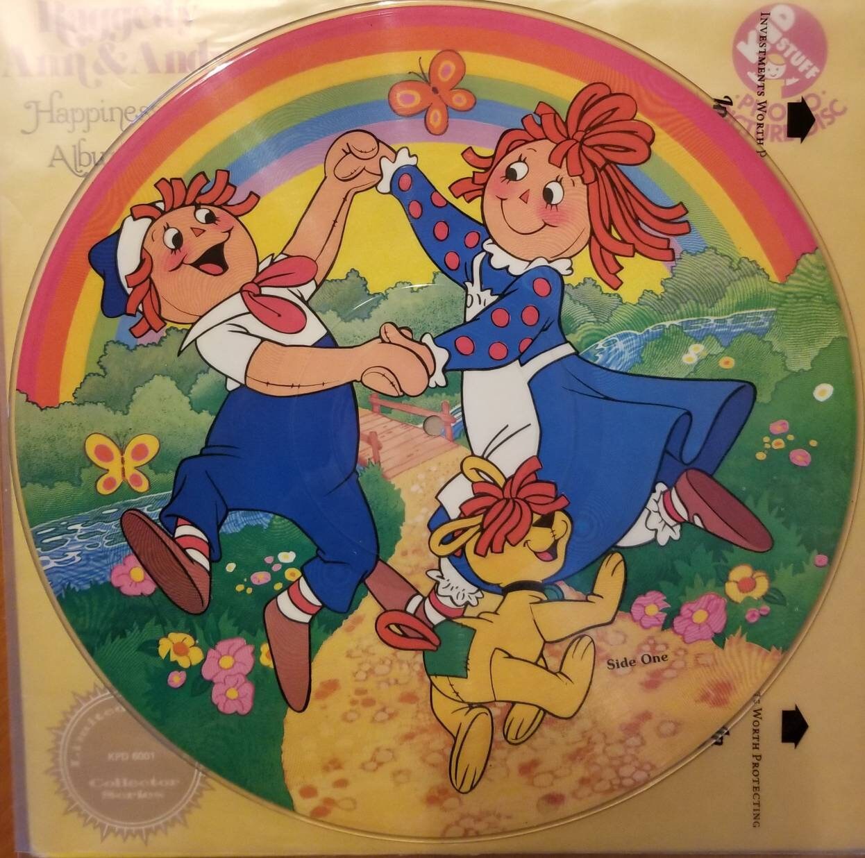 その他 orangeRaggedy Ann and Andy Raggedy Ann And Raggedy Andy Picture Disc Kid Stuff Records c1981