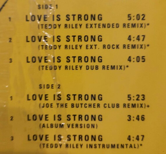 Rolling Stones Love is Strong 12 Inch Single Original 1994 Copy