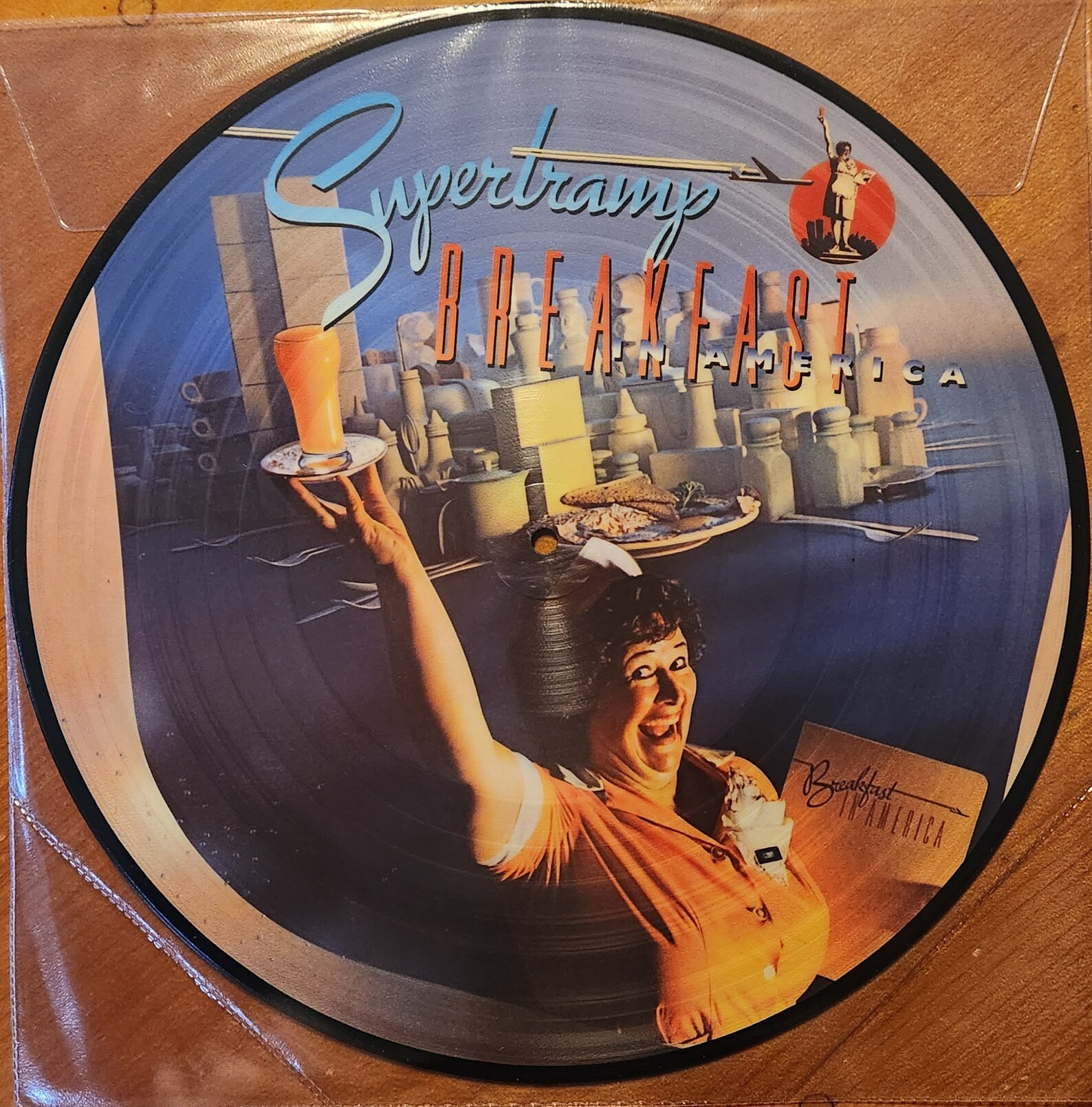 Breakfast Record Supertramp/breakfast in America/original/hard to Find/ Classic Rock Lp ...