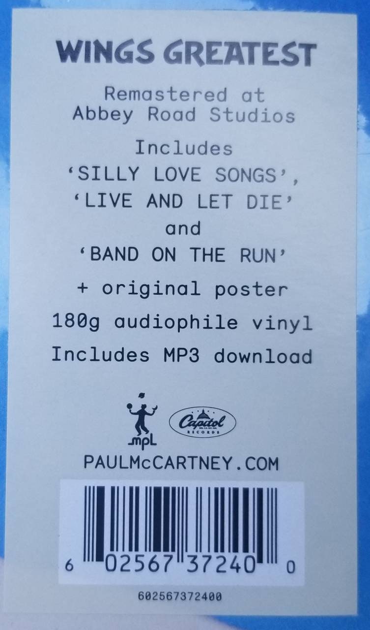 Paul Mccartney & Greatest Hits Lp Vinyl Limited Edition 180gm - Etsy
