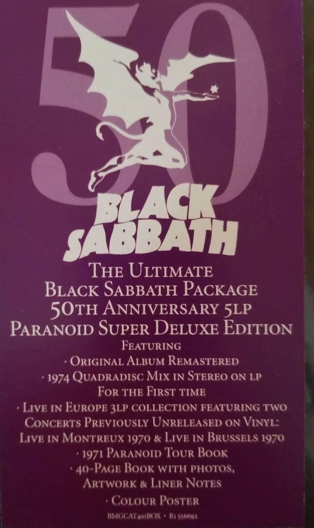 Black Sabbath - Paranoid - Deluxe Edition - 2 CD + DVD