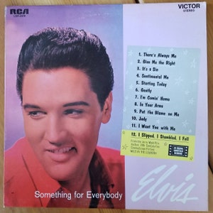 Elvis Presley Something For Everybody Lp Original Inner Sleeve RCA Records LSP-2370 c1976 Awesome Find For Elvis Fan