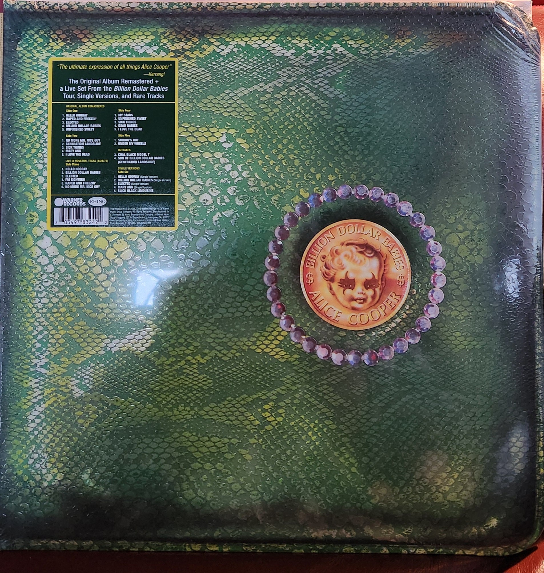 Alice Cooper/billion Dollar Baby/warner/sealed 3 Lps/c2024/50th