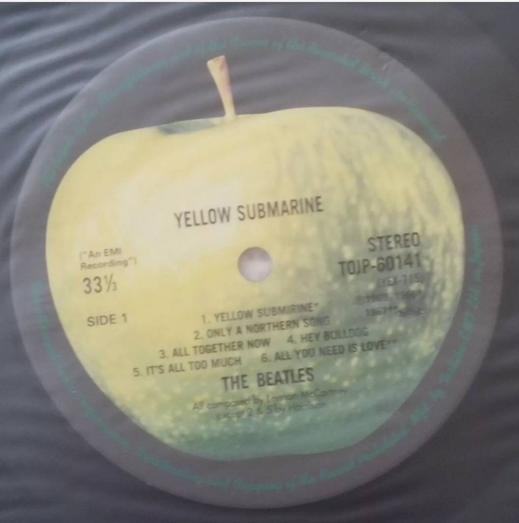 The Beatles Yellow Submarine on Apple Records C2003 LP Rare