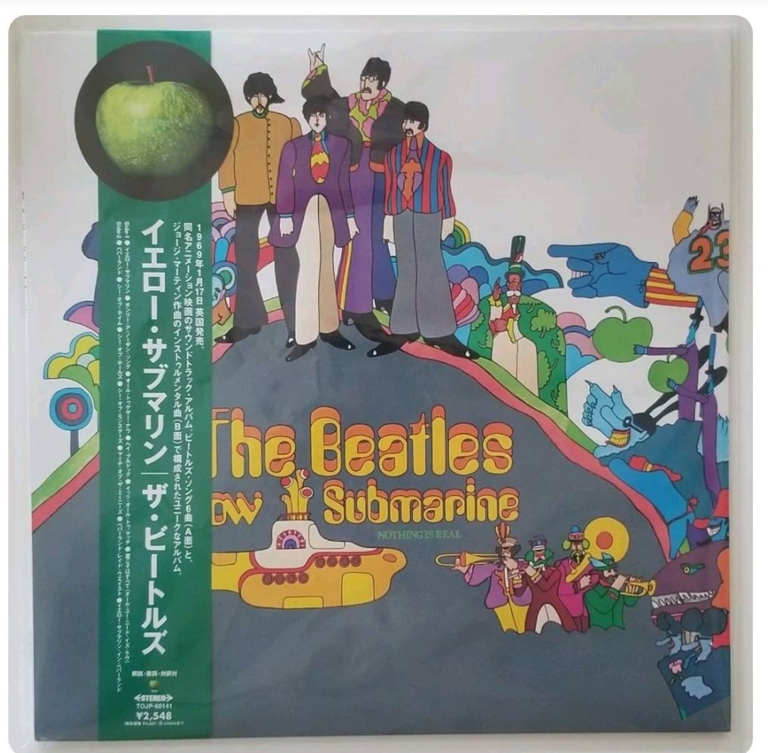 LP：ビートルズ イエロー・サブマリン：Beatles YELLOW SUBMARINE：帯