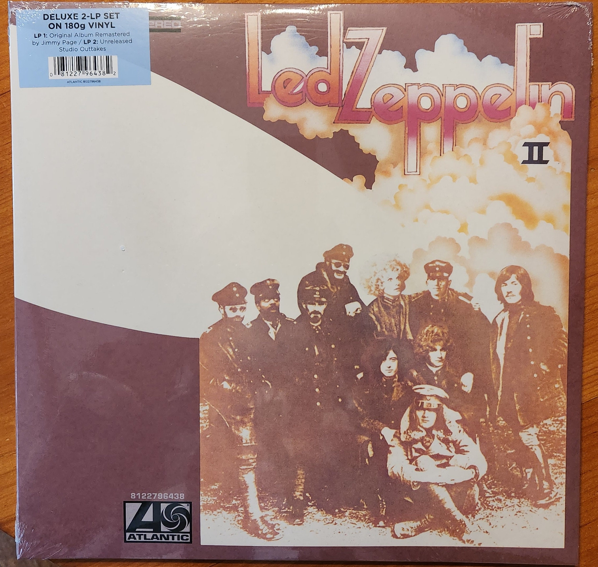 Led Zeppelin/ii/atlantic Records/double Lp Set/condition Hard to