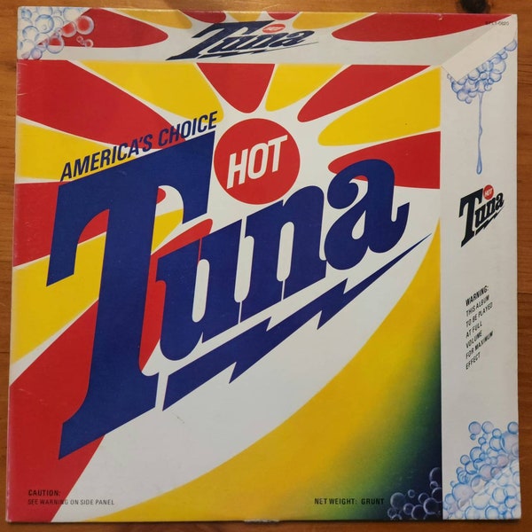 Hot Tuna Americas Choice Grunt Records c1975 Original Inner Sleeve Rare Jacket BFL1-0820 Beautiful Copy